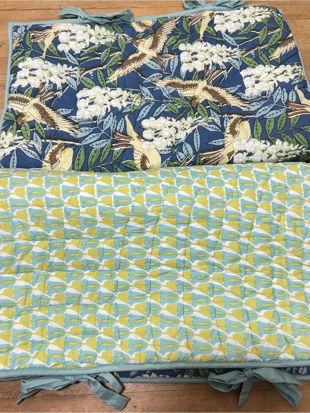 Pottery Barn Quilted Cotton Pillow Shams